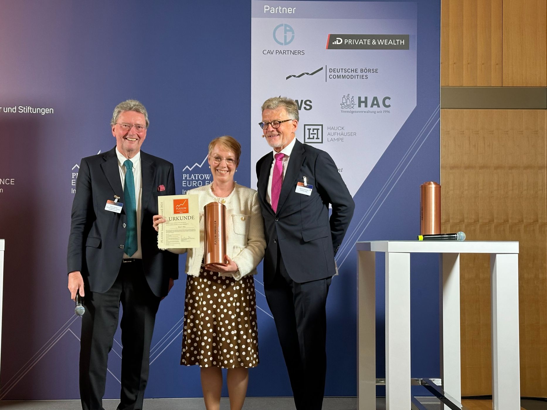 PLATOW Immobilien Award 2024 in der Kategorie „Beteiligungen/AIF“