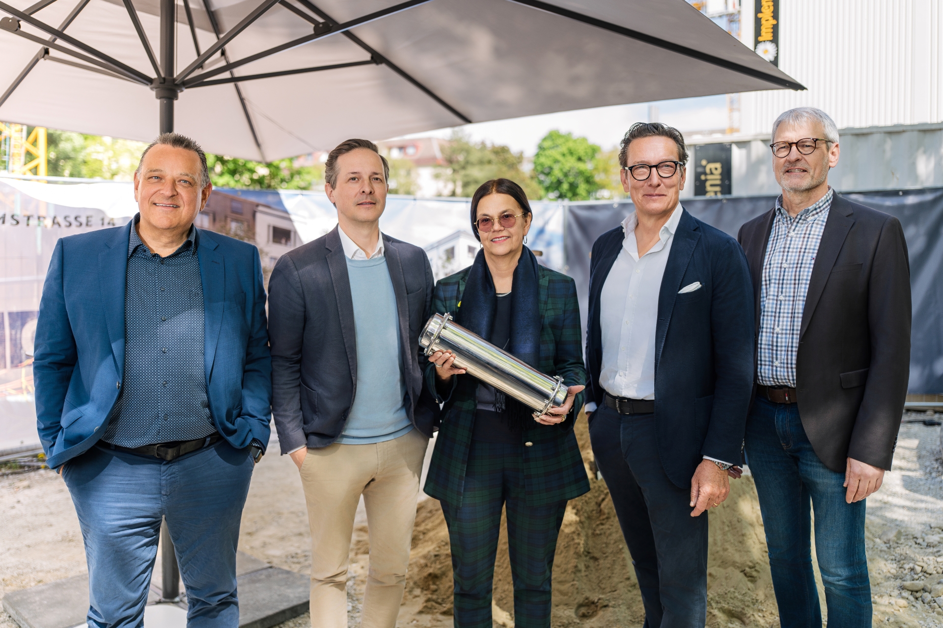 Pembroke und Ehret+Klein AG legen Grundstein für 186 neue Mietwohnungen in München